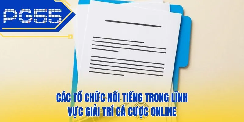 Các tổ chức nổi tiếng trong lĩnh vực giải trí cá cược online