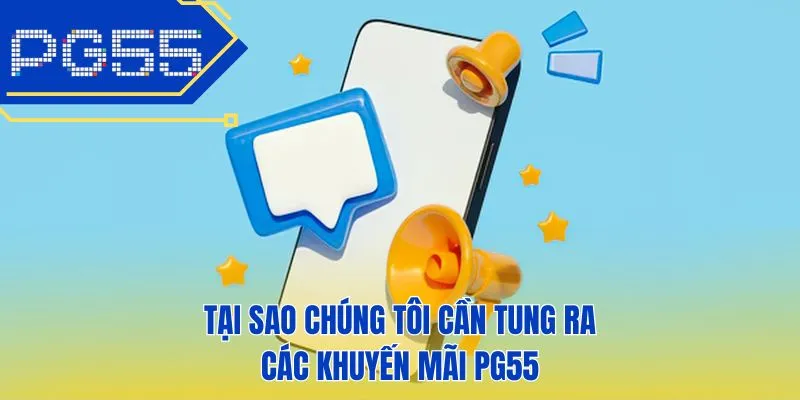 Tại sao chúng tôi cần tung ra các khuyến mãi PG55